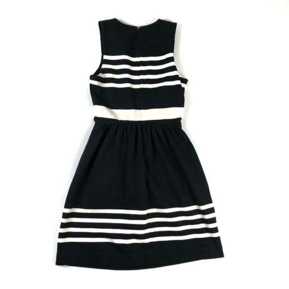 Madewell Women's Striped Sleeveless Dress XS Black & White - Picture 3 of 4